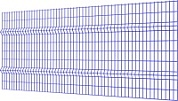 Панель сварная (сетка 3d С-150) диаметр прутков 5 мм 1100х3090 мм, ДАБР.301739.044