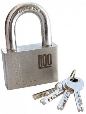 Замок навесной из нержавеющей стали «LIDO ZN10-M1-QC1-60-М», 