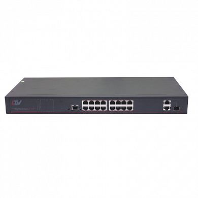 LTV NSF-1916 270, 16-портовый коммутатор Ethernet с поддержкой PoE, 252501